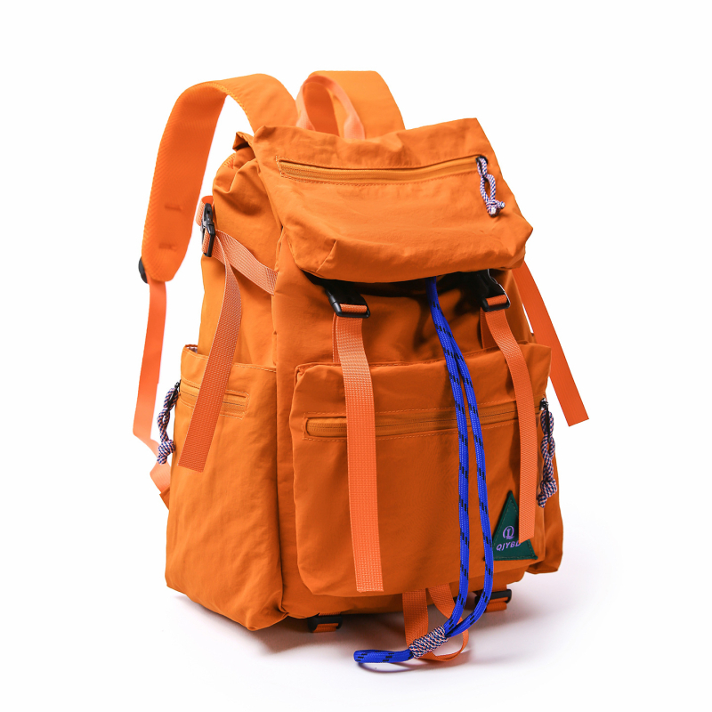 Unisex planinarski ruksak – ultra lagani najlonski ruksak za aktivnosti na otvorenom, velika zapremina, zakrivljene naramenice, podstava od poliestera, stil opuštenog putovanja, zimsko izdanje 2025