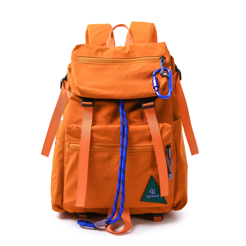 Unisex planinarski ruksak – ultra lagani najlonski ruksak za aktivnosti na otvorenom, velika zapremina, zakrivljene naramenice, podstava od poliestera, stil opuštenog putovanja, zimsko izdanje 2025