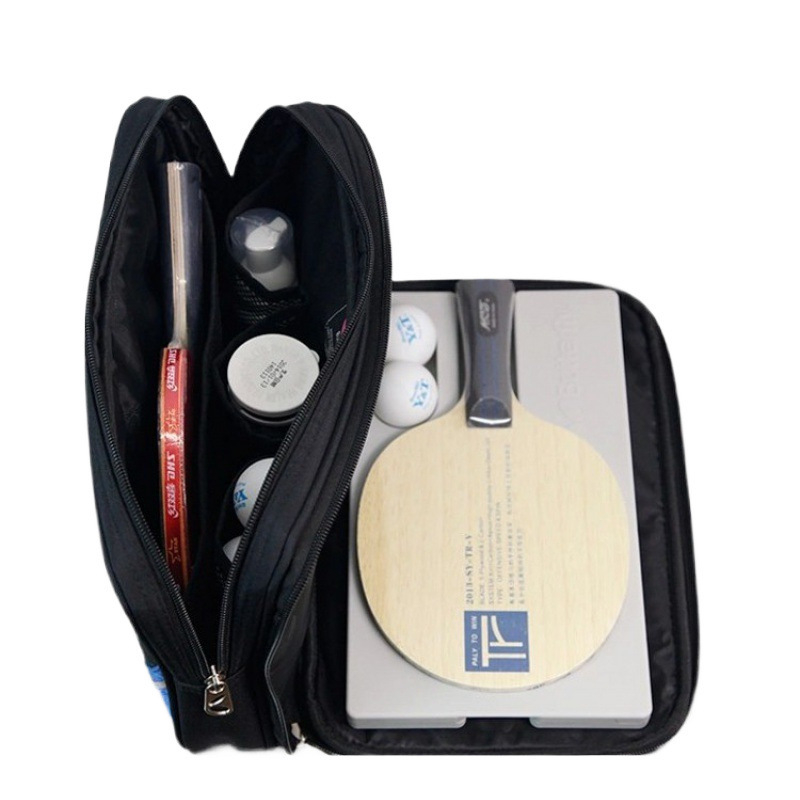 Galda tenisa soma ar reketes pārvalku, kvadrātformas, aizsargplāksne