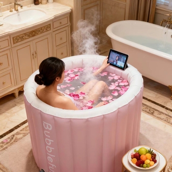 Φουσκωτή αναδιπλούμενη λεκάνη μπάνιου, PVC, μονωμένη, για ενήλικες