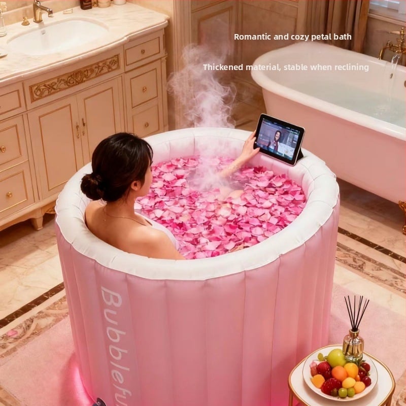 Φουσκωτή αναδιπλούμενη λεκάνη μπάνιου, PVC, μονωμένη, για ενήλικες