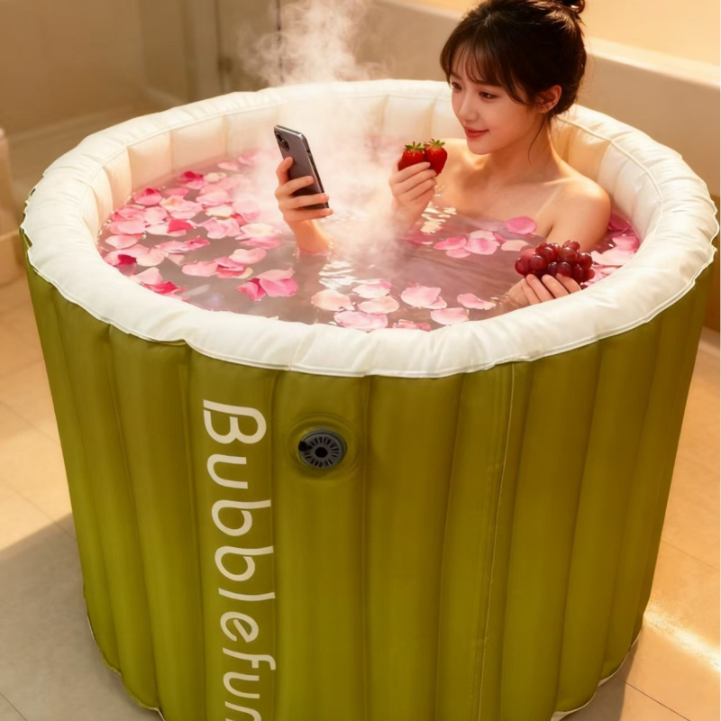 Φουσκωτή αναδιπλούμενη λεκάνη μπάνιου, PVC, μονωμένη, για ενήλικες