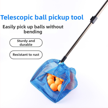Galda tenisa bumbiņu savācējs ar teleskopisku tīklu — materiāls: Cits; zīmols: Cits; produkta kategorija: galda tenisa bumbiņu savācēja mašīna; piemērojamie scenāriji: Cits