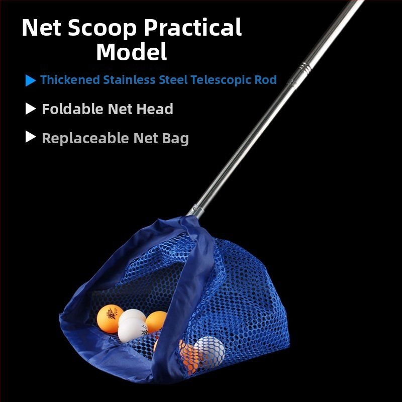 Galda tenisa bumbiņu savācējs ar teleskopisku tīklu — materiāls: Cits; zīmols: Cits; produkta kategorija: galda tenisa bumbiņu savācēja mašīna; piemērojamie scenāriji: Cits