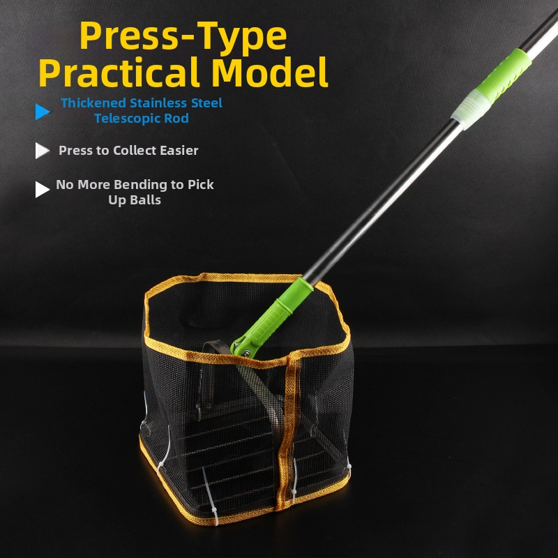 Galda tenisa bumbiņu savācējs ar teleskopisku tīklu — materiāls: Cits; zīmols: Cits; produkta kategorija: galda tenisa bumbiņu savācēja mašīna; piemērojamie scenāriji: Cits