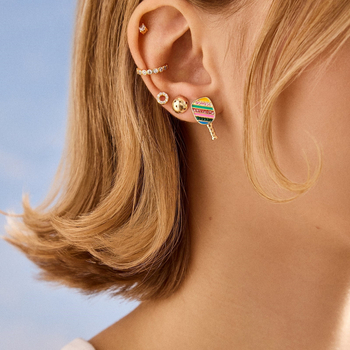 Geomeetrilised kõrvarõngad, IN stiil, unisex — vask, elektroplaatimine