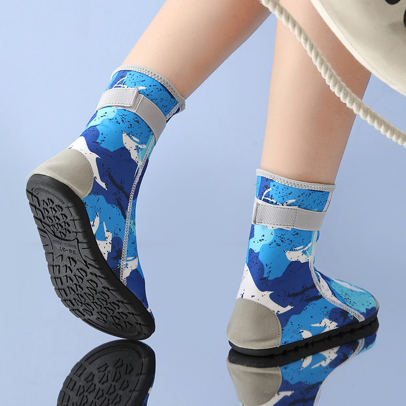 Șosete de scufundare din Lycra pentru adulți, încălțăminte de apă înaltă pentru snorkeling, rezistente la tăiere, încălțăminte de plajă de vară