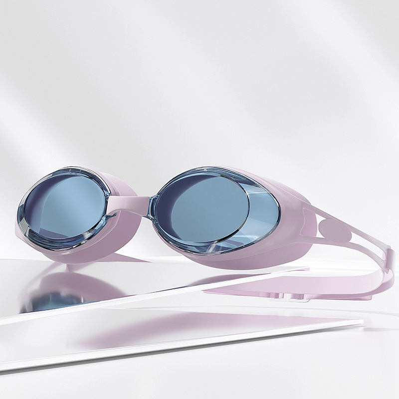 Σετ γυαλιών κολύμβησης για ενήλικες με σκούφο, HD anti-fog, αδιάβροχα, PC φακοί