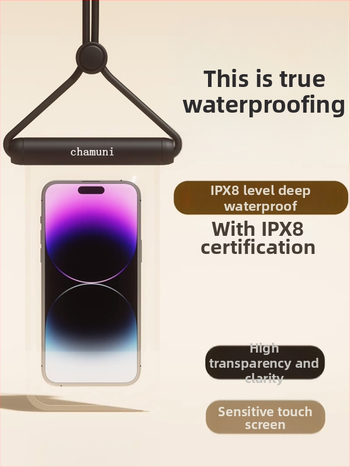 Ūdensdroša tālruņa soma ar skārienjūtīgu ekrānu, plūstoša TPU, viena ierīces ietilpība, pielāgots logotips – āra nodarbībām