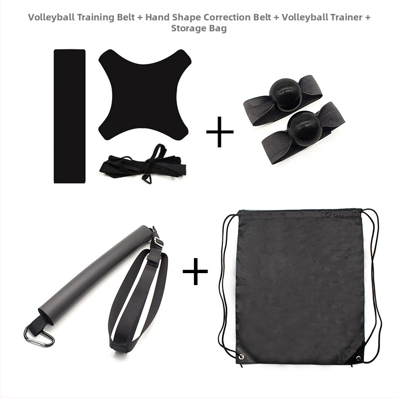 Volejbola trenēšanas josta spike treniņiem un bumbu atsitienam – neilons, mašīnas šuvums, logotipa druka ir pieejama, piemērots kājām volejbolam