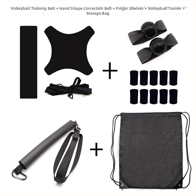 Volejbola trenēšanas josta spike treniņiem un bumbu atsitienam – neilons, mašīnas šuvums, logotipa druka ir pieejama, piemērots kājām volejbolam