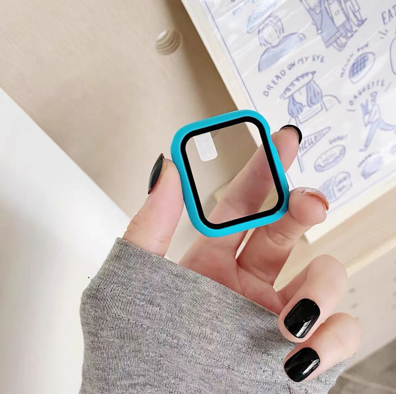 PC aizsargkorpuss Apple Watch ar integrētu karstumizturīgu ekrāna aizsargu