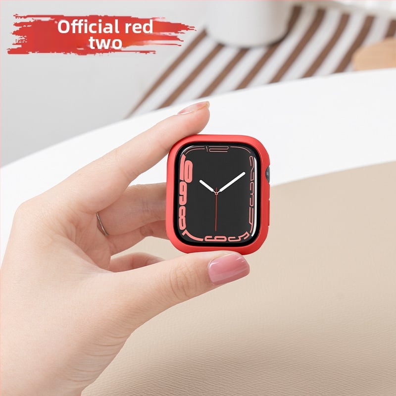 PC aizsargkorpuss Apple Watch ar integrētu karstumizturīgu ekrāna aizsargu