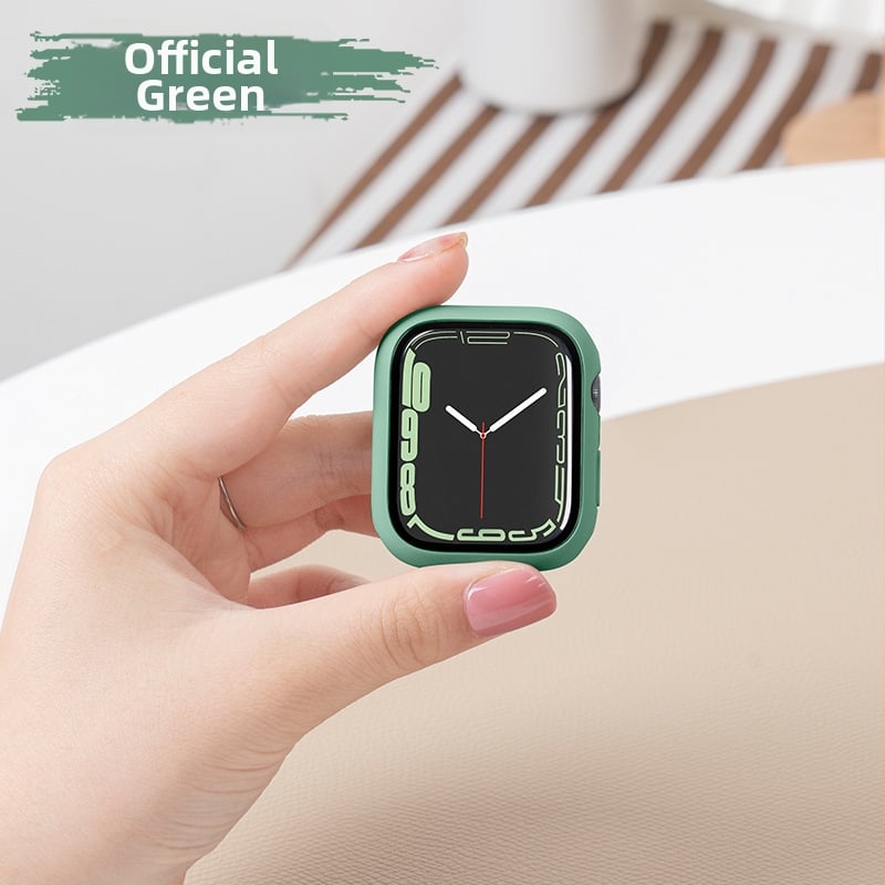 PC aizsargkorpuss Apple Watch ar integrētu karstumizturīgu ekrāna aizsargu