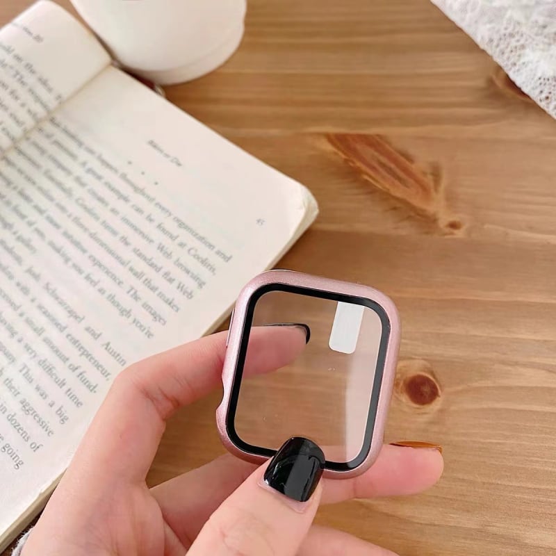 PC aizsargkorpuss Apple Watch ar integrētu karstumizturīgu ekrāna aizsargu