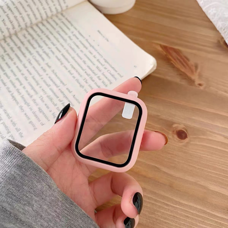 PC aizsargkorpuss Apple Watch ar integrētu karstumizturīgu ekrāna aizsargu