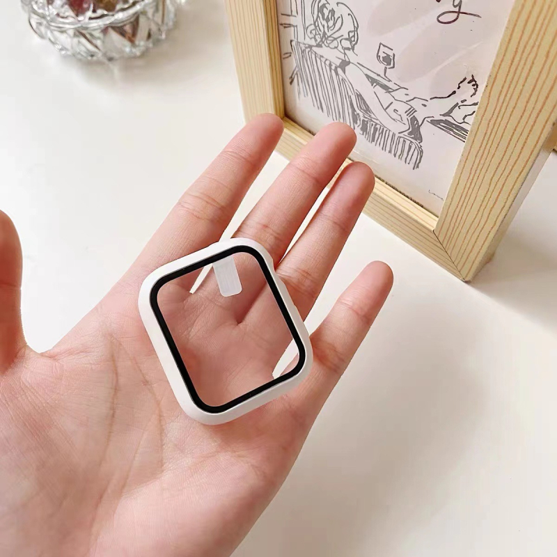 PC aizsargkorpuss Apple Watch ar integrētu karstumizturīgu ekrāna aizsargu
