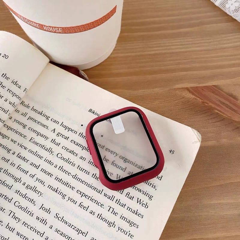 PC aizsargkorpuss Apple Watch ar integrētu karstumizturīgu ekrāna aizsargu