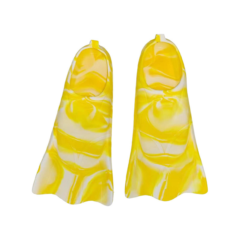 XFY silikonske kratke plivačke peraje za trening, unisex, za slobodni stil i prsni stil, ronjenje