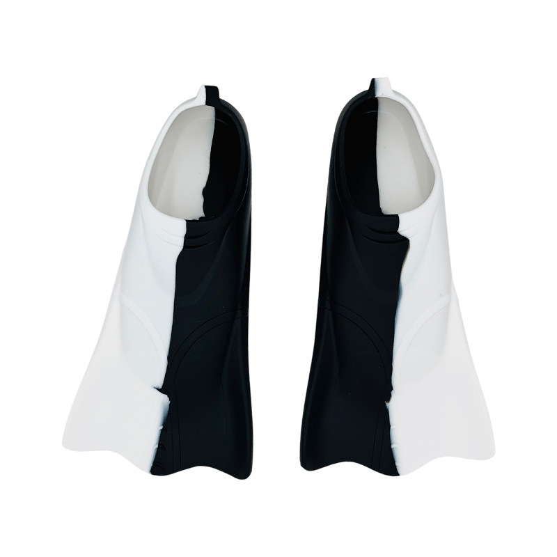 XFY silikonske kratke plivačke peraje za trening, unisex, za slobodni stil i prsni stil, ronjenje