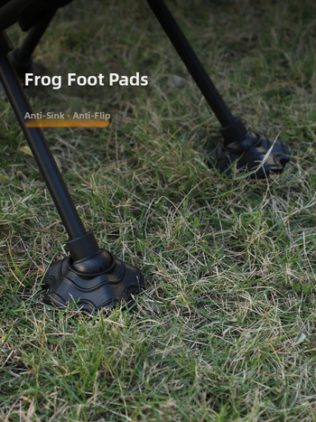 Saliekamais Moon krēsls ar neslīdošām kājām, izturīgs plastmasa materiāls, regulējams, viegls un pārnēsājams