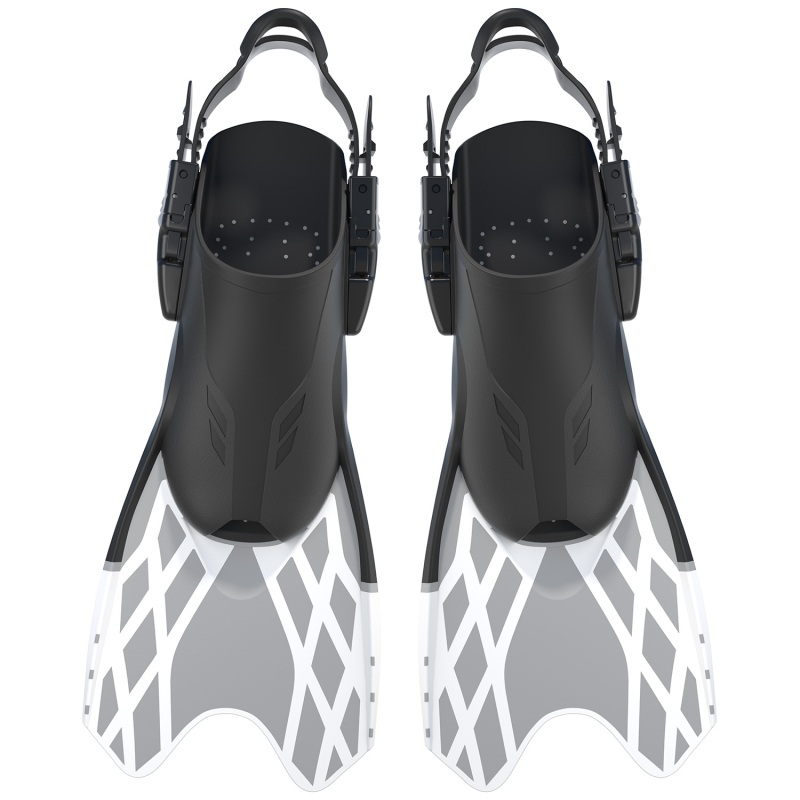 Songxin σιλικονούχα πτερύγια για ενήλικες – διπλής χρήσης κατάδυση και σνόρκελινγκ, ρυθμιζόμενα πτερύγια προπόνησης ελεύθερου στυλ