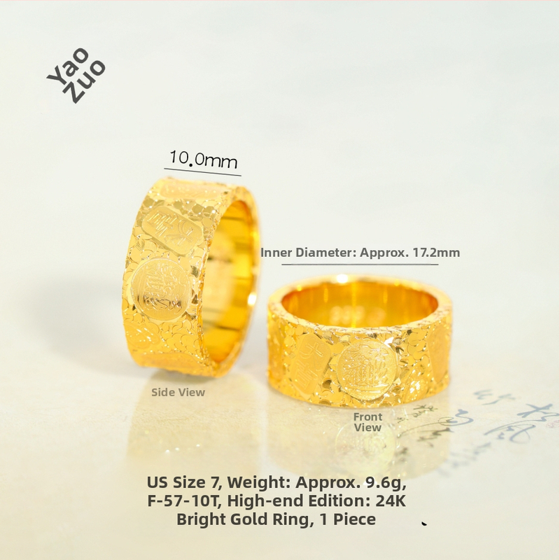 Gredzens no vara, elektroplatīšana, antīkā stila rokas rotaslietas, unisex, zīmols P·z accessories