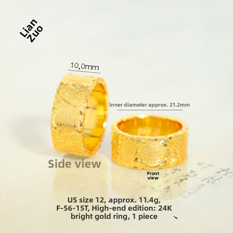 Gredzens no vara, elektroplatīšana, antīkā stila rokas rotaslietas, unisex, zīmols P·z accessories