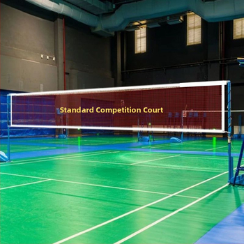 Prijenosna standardna mreža za badminton, za unutarnju i vanjsku upotrebu, sklopiva mreža za dvostruke mečeve