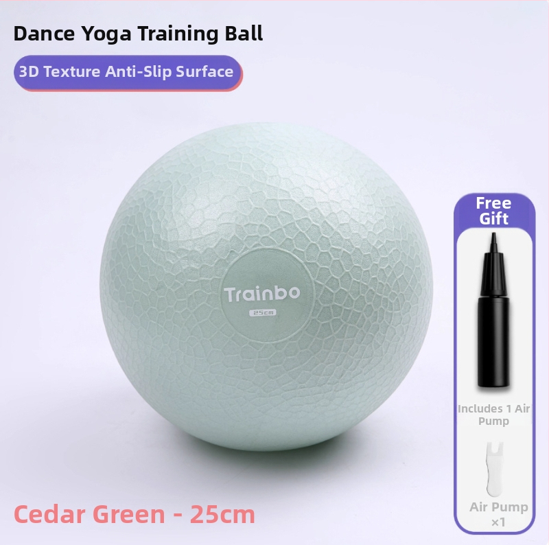 Minge Pilates Yoga cu textură antiderapantă pentru antrenamentul mușchilor centrali — PVC, 150 g, Trainbo