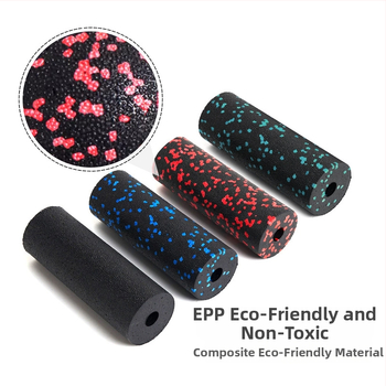 Set de mingi de yoga pentru masaj, cu material EPP, ușor, 70 g, nu se poate umfla, include minge mică, minge în formă de arahide și stâlp mini, pentru masaj la umeri, gât, fascia spatelui și tălpi.