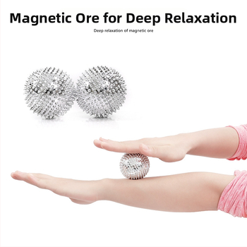 Minge de masaj magnetică din PVC pentru terapie manuală, neinflabilă, greutate 46,9 g