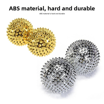 Minge de masaj magnetică din PVC pentru terapie manuală, neinflabilă, greutate 46,9 g