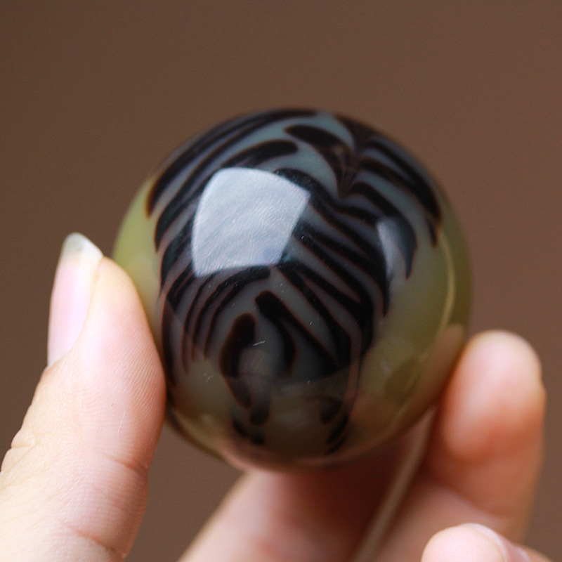 Minge de priză din rășină pentru masaj și antrenament – neinflabilă, minge de yoga