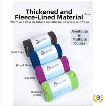 Jogas paklāja dvielis, neslīdošs, saliekams, silikona