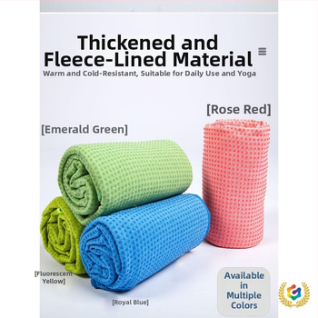 Jogas paklāja dvielis, neslīdošs, saliekams, silikona