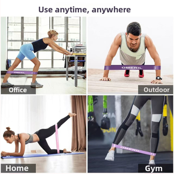 Banda de rezistență pentru yoga cu inel - Unisex, Material: TPE, Exerciții pentru umeri, Ridicare șolduri, Tonifiere picioare, Modelare corp