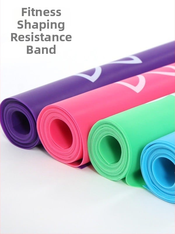 Bandă de yoga din latex, unisex — bandă de antrenament cu rezistență pentru spate și umeri (Marcă: Altă)