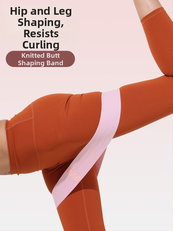 Cerc de rezistență pentru yoga pentru genuflexiuni și antrenament pentru fesieri, material: poliester cu înaltă elasticitate + latex satin