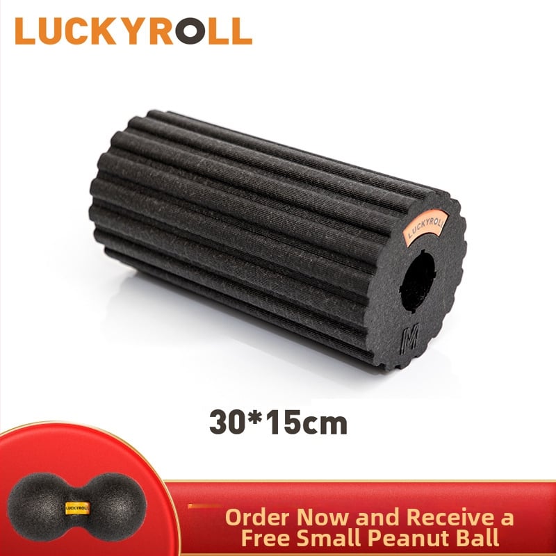 Putu rulonis masāžai un muskuļu relaksācijai, augstas cietības, EPP materiāls, stingra ašis – piemērots fitnesam un jogai