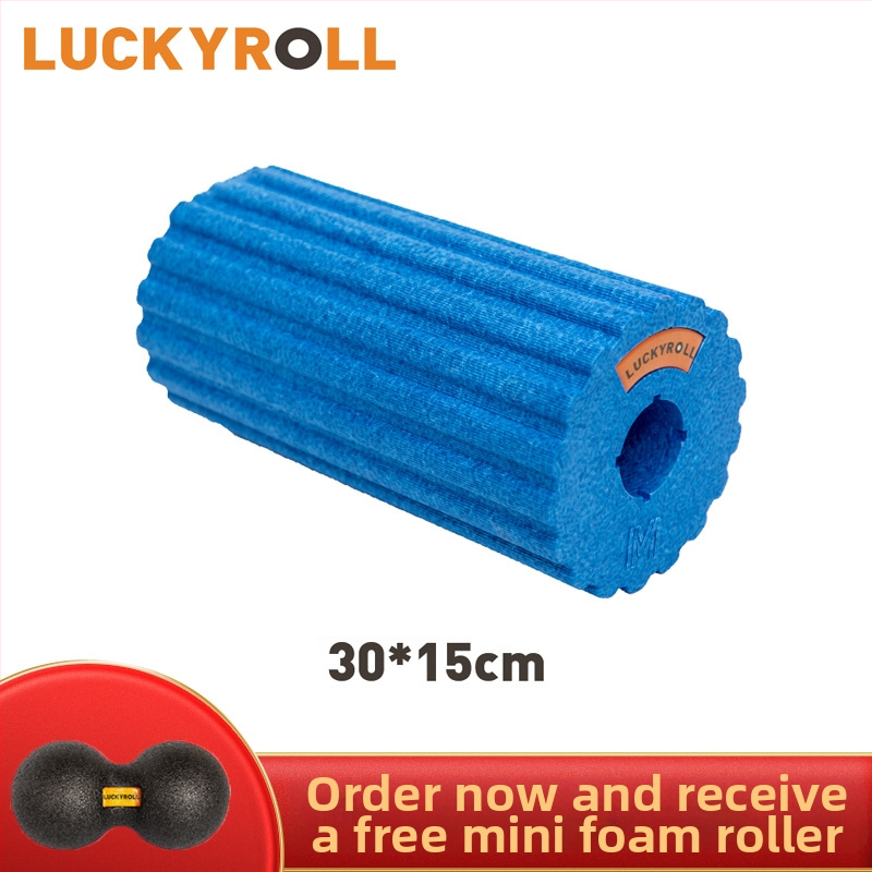 Putu rulonis masāžai un muskuļu relaksācijai, augstas cietības, EPP materiāls, stingra ašis – piemērots fitnesam un jogai