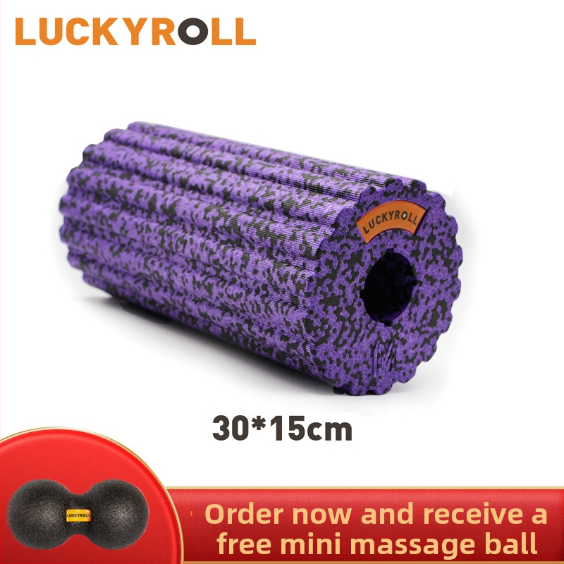 Putu rulonis masāžai un muskuļu relaksācijai, augstas cietības, EPP materiāls, stingra ašis – piemērots fitnesam un jogai
