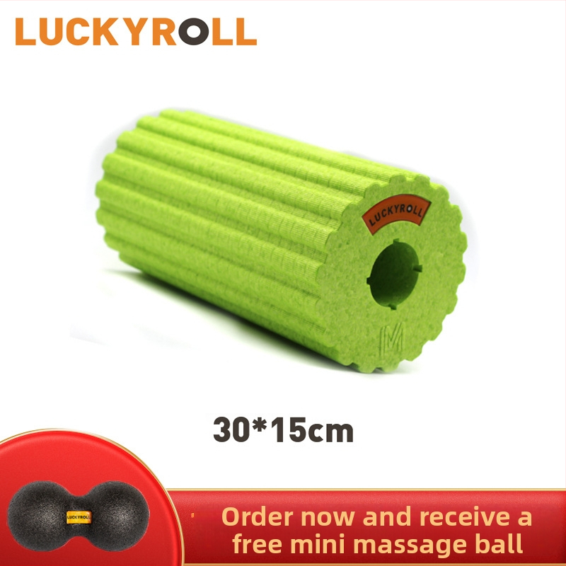 Putu rulonis masāžai un muskuļu relaksācijai, augstas cietības, EPP materiāls, stingra ašis – piemērots fitnesam un jogai