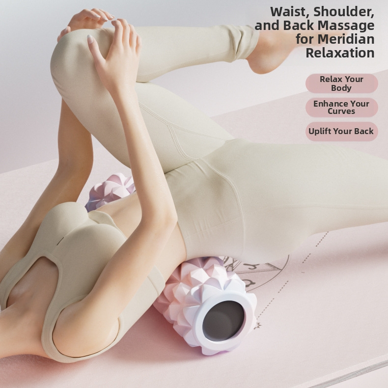 EVA pena masážny valec — uvoľnenie svalov, masáž nô, 540 g (pevný) / 760 g (dutý)