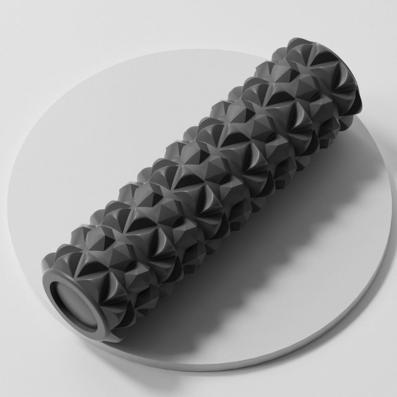 EVA putas masāžas ruļlis — muskuļu relaksācija, kāju masāža, 540 g ciets / 760 g tukšs