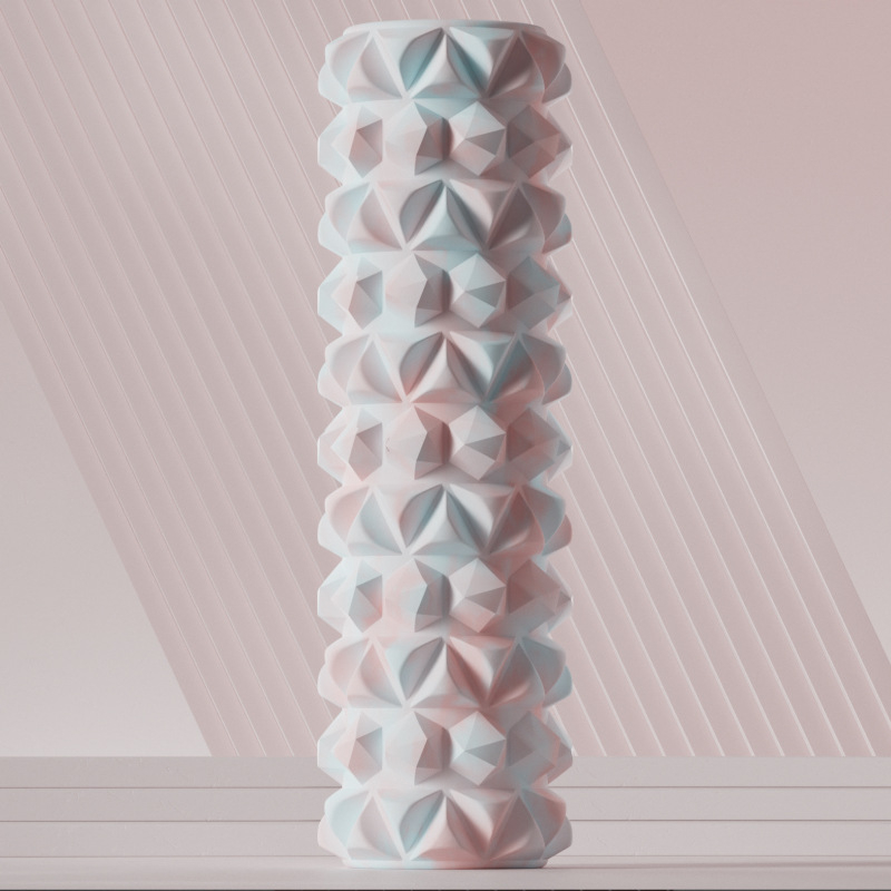 EVA putas masāžas ruļlis — muskuļu relaksācija, kāju masāža, 540 g ciets / 760 g tukšs