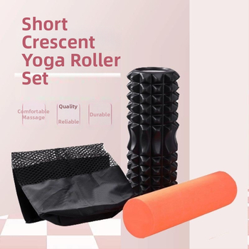 Dvivfukcionāls jogas putas rullis muguras stiepšanai – Atvērtā muguras dizains, Ciets putu ailes; Materiāls: Cits; Zīmols: Cits