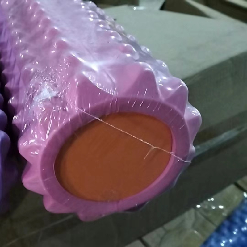 Dvivfukcionāls jogas putas rullis muguras stiepšanai – Atvērtā muguras dizains, Ciets putu ailes; Materiāls: Cits; Zīmols: Cits