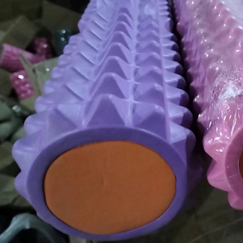 Dvivfukcionāls jogas putas rullis muguras stiepšanai – Atvērtā muguras dizains, Ciets putu ailes; Materiāls: Cits; Zīmols: Cits