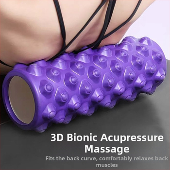 Joga kolonna ar EVA putu – kāju un muguras masāža Mace stilā (Materiāls: EVA)